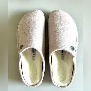 Birkenstock zermatt shearling slippers